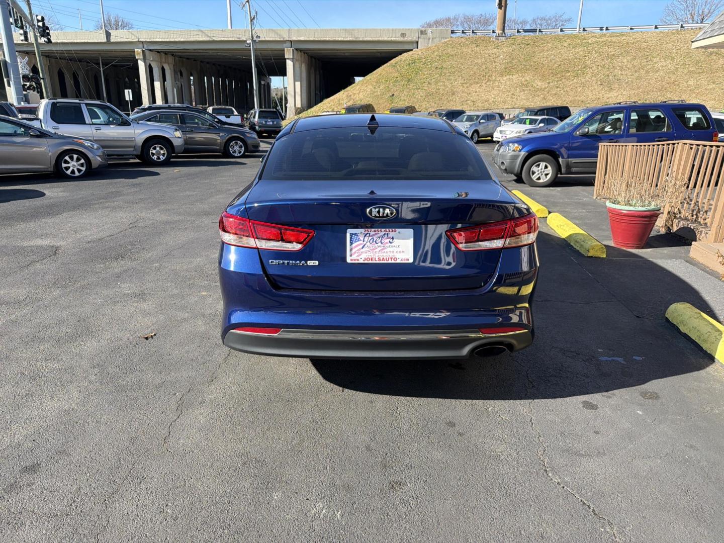 2016 Blue Kia Optima LX (5XXGT4L3XGG) with an 2.4L L4 DOHC 16V engine, 6A transmission, located at 5700 Curlew Drive, Norfolk, VA, 23502, (757) 455-6330, 36.841885, -76.209412 - Photo#2