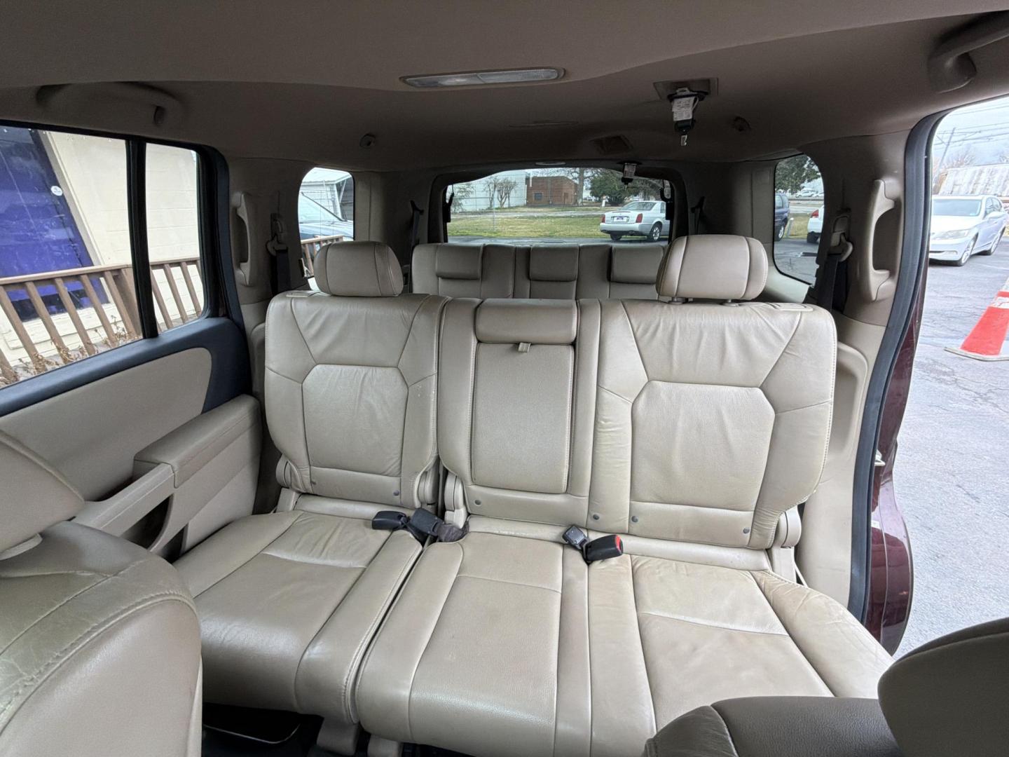 2011 Burgandy Honda Pilot EX-L 4WD 5-Spd AT (5FNYF4H54BB) with an 3.5L V6 SOHC 24V engine, 5-Speed Automatic transmission, located at 5700 Curlew Drive, Norfolk, VA, 23502, (757) 455-6330, 36.841885, -76.209412 - Photo#8