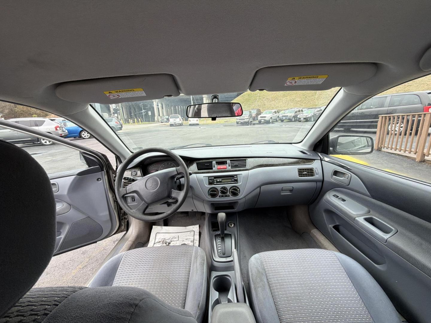 2002 Silver /Gray Mitsubishi Lancer ES (JA3AJ26E72U) with an 2.0L L4 DOHC 16V engine, located at 5700 Curlew Drive, Norfolk, VA, 23502, (757) 455-6330, 36.841885, -76.209412 - Photo#6