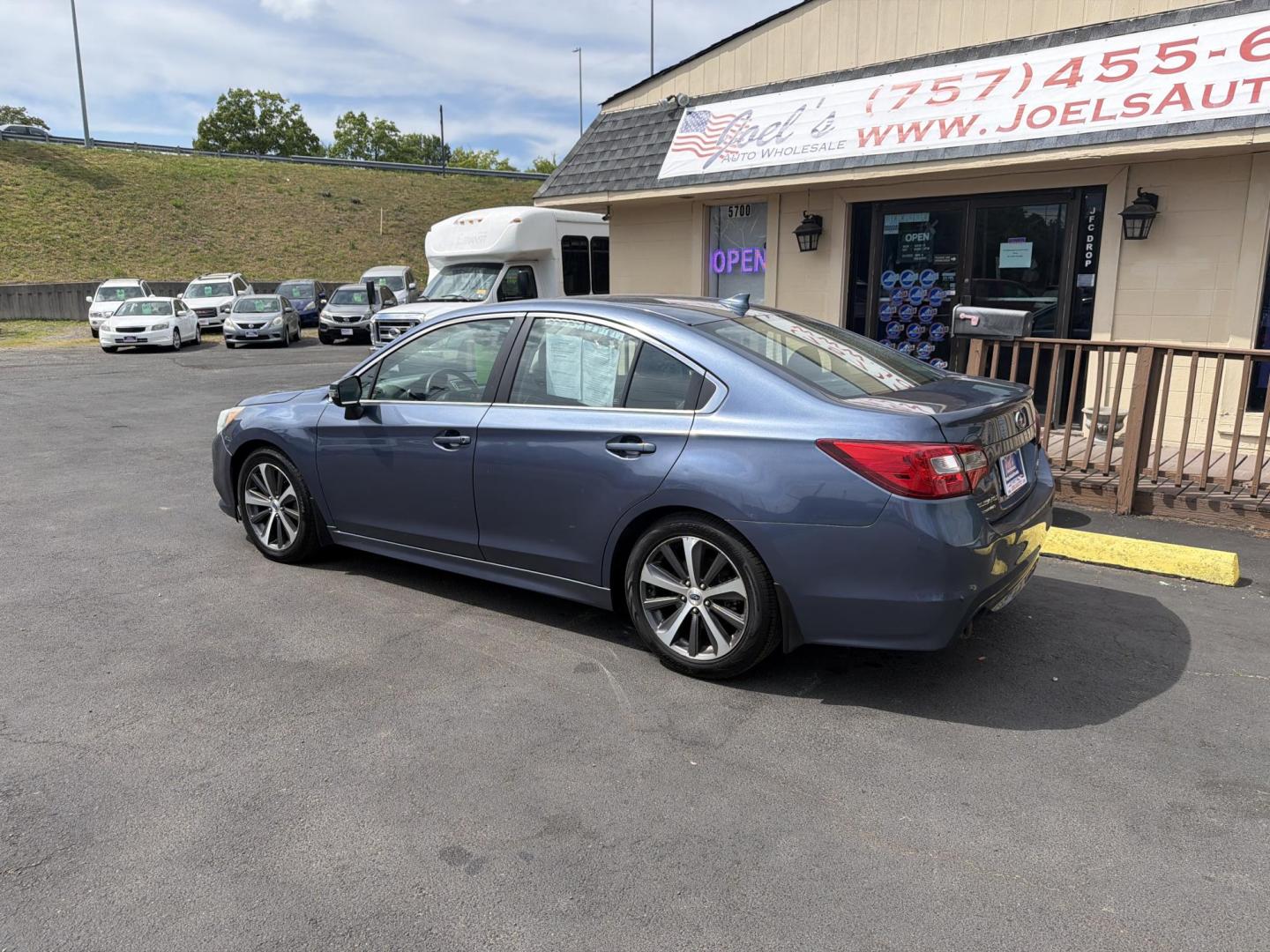 2017 Blue Subaru Legacy 3.6R Limited (4S3BNEN69H3) with an 3.6L H6 DOHC 24V engine, CVT transmission, located at 5700 Curlew Drive, Norfolk, VA, 23502, (757) 455-6330, 36.841885, -76.209412 - Photo#1