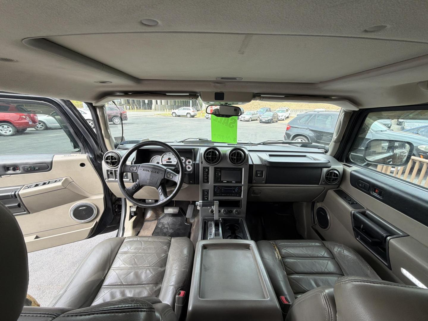 2003 Black /Tan Hummer H2 Sport Utility (5GRGN23U73H) with an 6.0L V8 OHV 16V engine, 4-Speed Automatic Overdrive transmission, located at 5700 Curlew Drive, Norfolk, VA, 23502, (757) 455-6330, 36.841885, -76.209412 - Photo#6