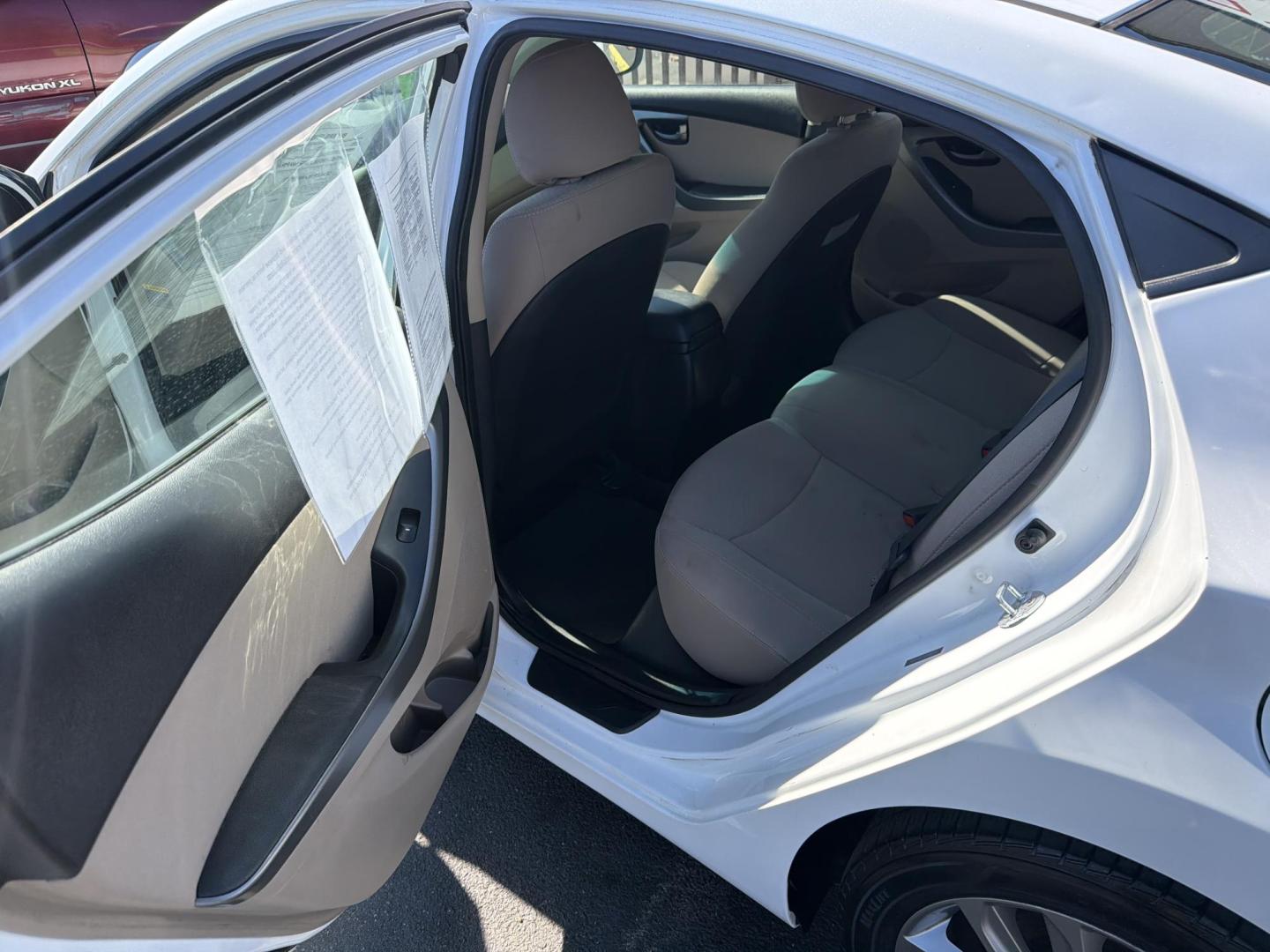 2016 WHITE Hyundai Elantra Limited (5NPDH4AE5GH) with an 1.8L L4 DOHC 16V engine, 6-Speed Automatic transmission, located at 5700 Curlew Drive, Norfolk, VA, 23502, (757) 455-6330, 36.841885, -76.209412 - Photo#7