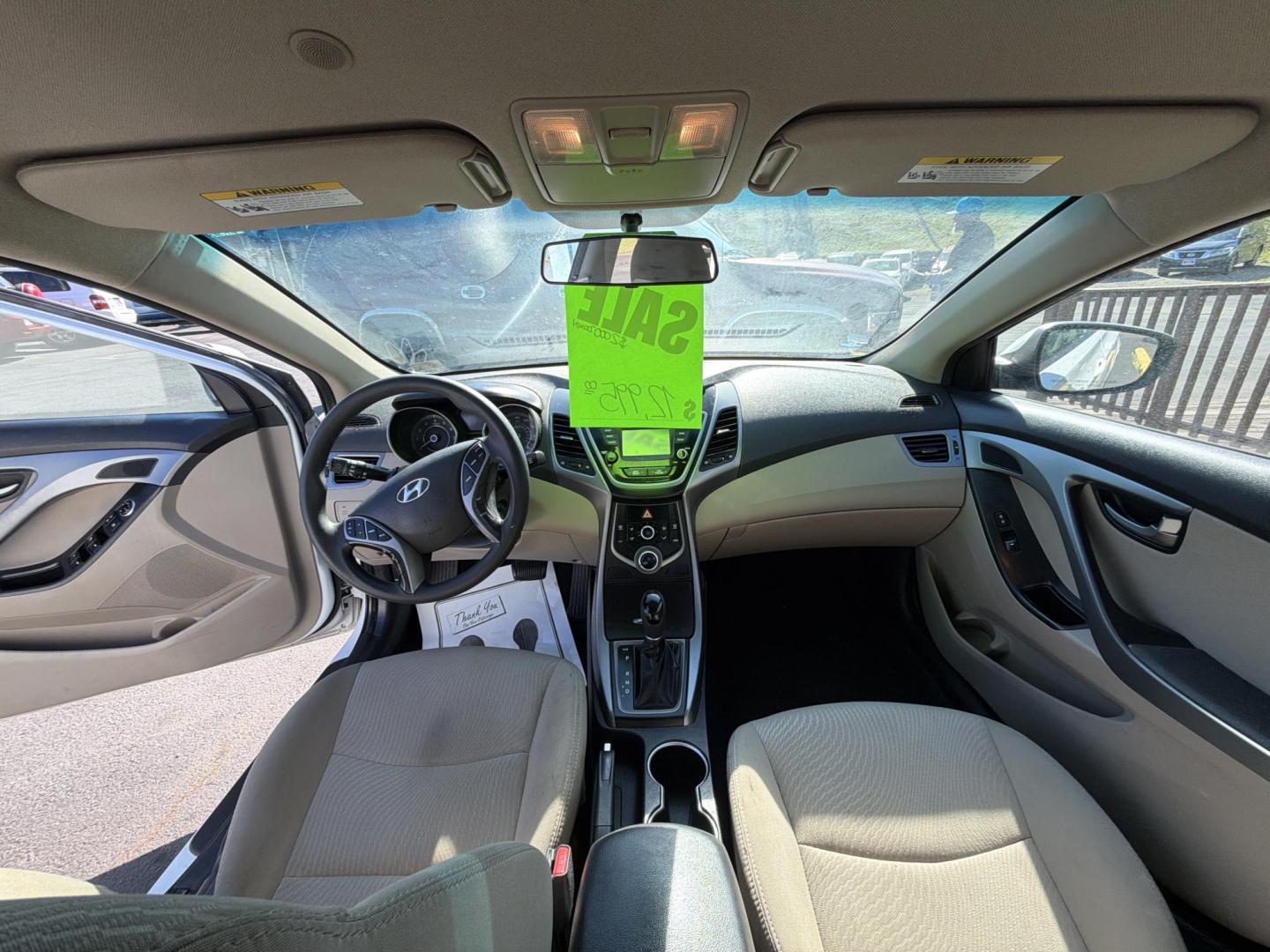 2016 WHITE Hyundai Elantra Limited (5NPDH4AE5GH) with an 1.8L L4 DOHC 16V engine, 6-Speed Automatic transmission, located at 5700 Curlew Drive, Norfolk, VA, 23502, (757) 455-6330, 36.841885, -76.209412 - Photo#8
