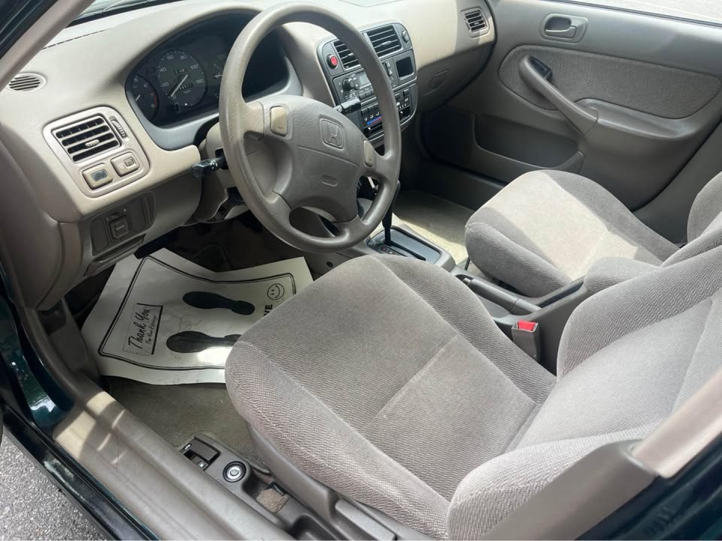 1998 Green /Tan Honda Civic LX sedan (2HGEJ6670WH) with an 1.6L L4 SOHC 16V engine, 4-Speed Automatic Overdrive transmission, located at 5700 Curlew Drive, Norfolk, VA, 23502, (757) 455-6330, 36.841885, -76.209412 - CASH DEAL NO IN HOUSE FINANCING -1998 Honda Civic Sedan -98k miles -Automatic transmission -Great condition with the exception of some missing clear coat -Ready for a new owner! -Virginia dealer $250 PROCESSING FEE INCLUDED IN PRICE - Photo#11