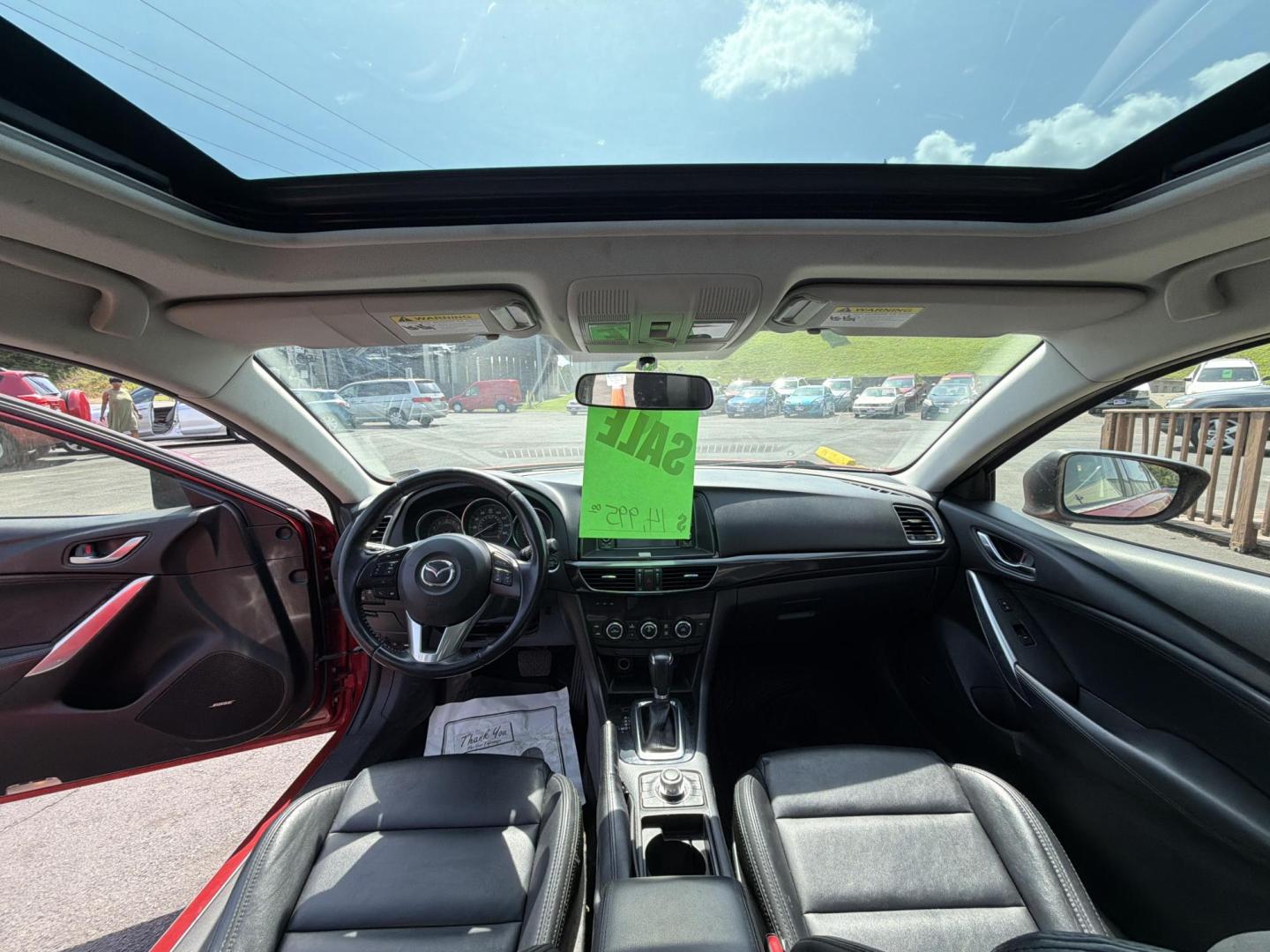 2015 red Mazda Mazda6 i Touring (JM1GJ1V57F1) with an 2.5L L4 DOHC 16V engine, 6-Speed Automatic transmission, located at 5700 Curlew Drive, Norfolk, VA, 23502, (757) 455-6330, 36.841885, -76.209412- Photo#6