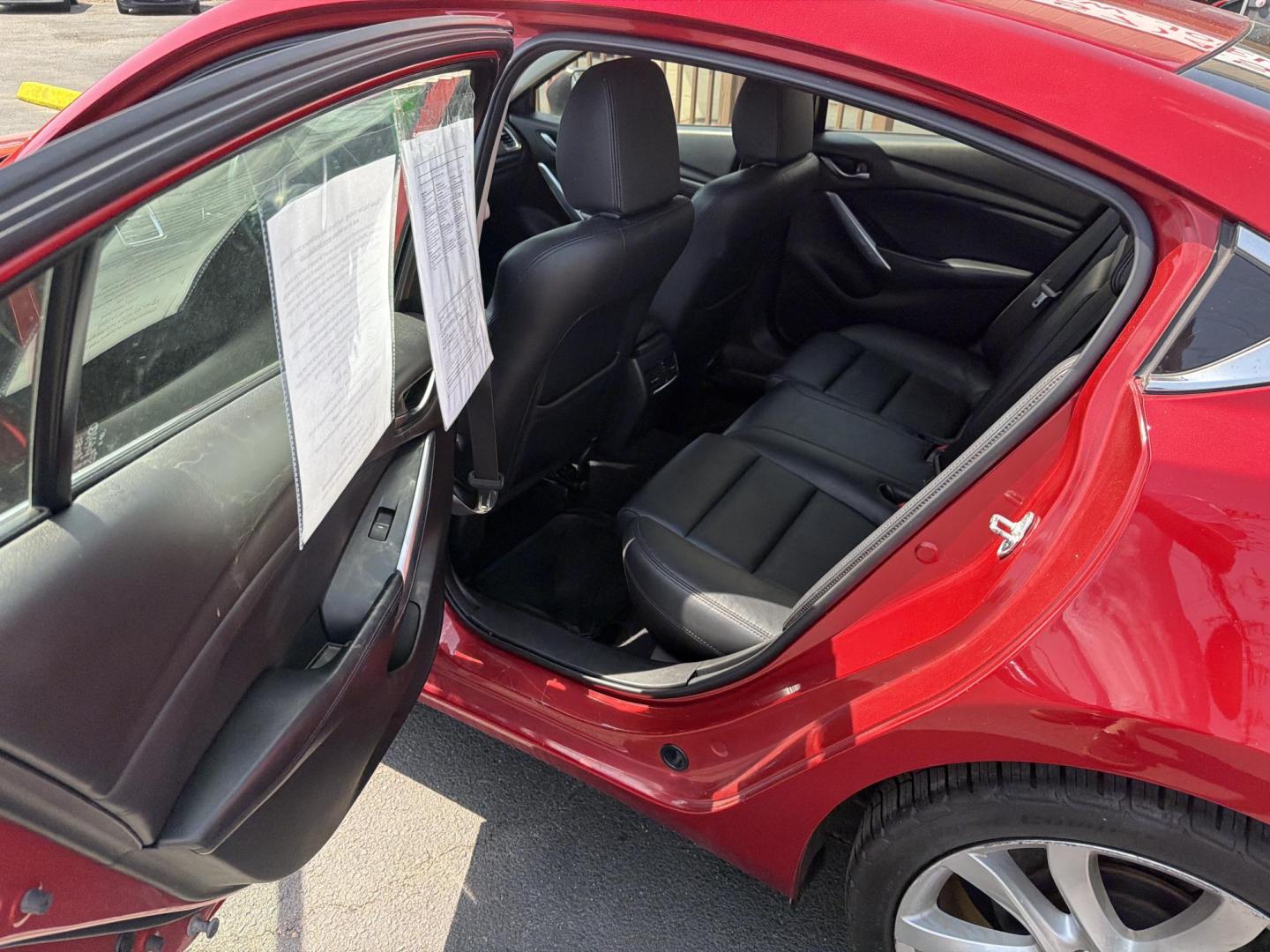 2015 red Mazda Mazda6 i Touring (JM1GJ1V57F1) with an 2.5L L4 DOHC 16V engine, 6-Speed Automatic transmission, located at 5700 Curlew Drive, Norfolk, VA, 23502, (757) 455-6330, 36.841885, -76.209412- Photo#7