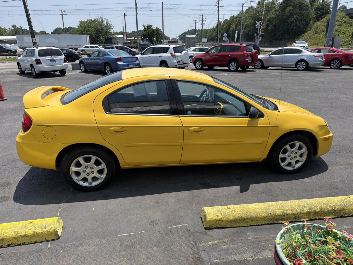 2003 Yellow Dodge Neon SXT (1B3ES56C53D) with an 2.0L L4 SOHC 16V engine, located at 5700 Curlew Drive, Norfolk, VA, 23502, (757) 455-6330, 36.841885, -76.209412- Photo#3