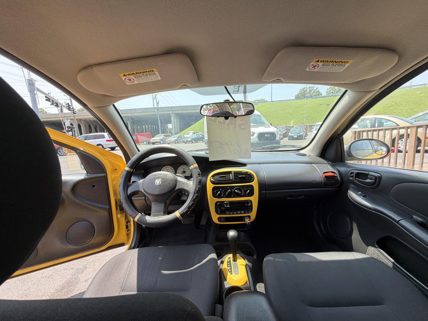 2003 Yellow Dodge Neon SXT (1B3ES56C53D) with an 2.0L L4 SOHC 16V engine, located at 5700 Curlew Drive, Norfolk, VA, 23502, (757) 455-6330, 36.841885, -76.209412- Photo#6