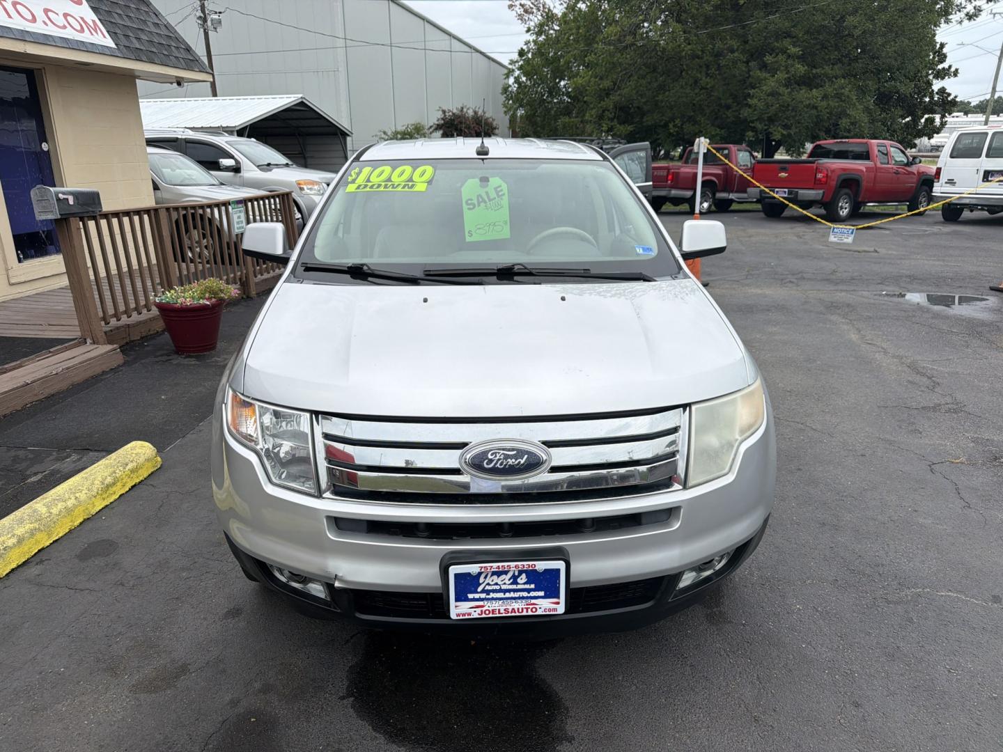 2010 Silver Ford Edge SEL FWD (2FMDK3JC4AB) with an 3.5L V6 DOHC 24V engine, 6A transmission, located at 5700 Curlew Drive, Norfolk, VA, 23502, (757) 455-6330, 36.841885, -76.209412- Photo#4