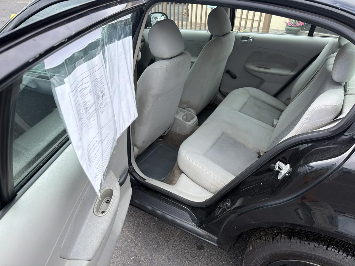 2008 Black Chevrolet Cobalt LS Sedan (1G1AK58F487) with an 2.2L L4 DOHC 16V engine, 4A OD transmission, located at 5700 Curlew Drive, Norfolk, VA, 23502, (757) 455-6330, 36.841885, -76.209412- Photo#5