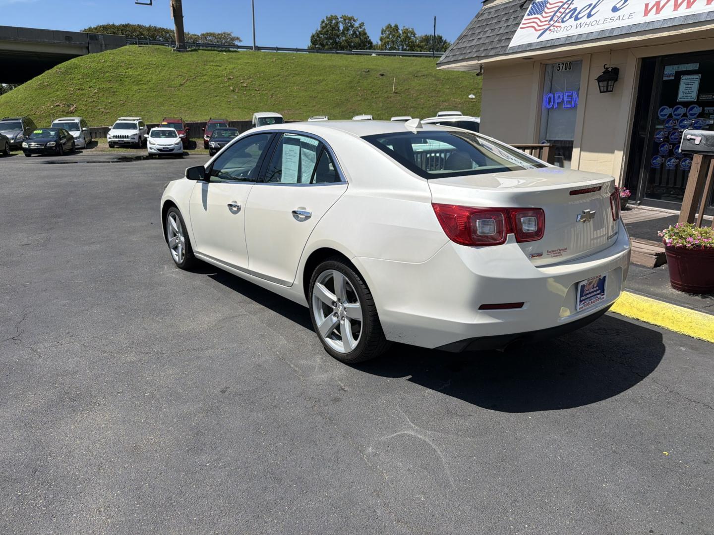 2014 WHITE Chevrolet Malibu 2LZ (1G11J5SX6EF) with an 2.0L L4 DOHC 16V engine, 6A transmission, located at 5700 Curlew Drive, Norfolk, VA, 23502, (757) 455-6330, 36.841885, -76.209412- Photo#1