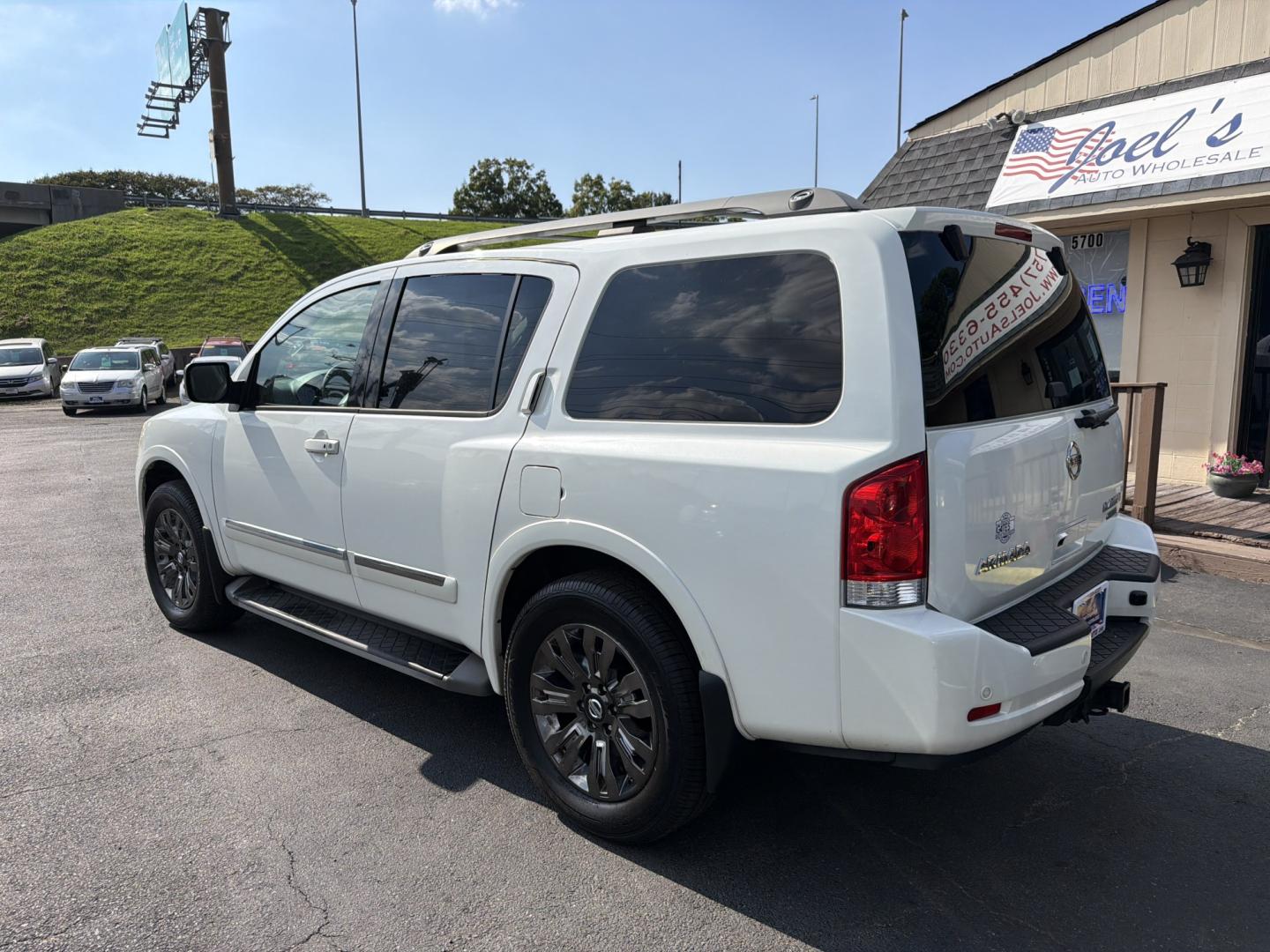 2015 Nissan Armada Platinum 4WD (5N1AA0NE2FN) with an 5.6L V8 DOHC 32V engine, 5A transmission, located at 5700 Curlew Drive, Norfolk, VA, 23502, (757) 455-6330, 36.841885, -76.209412- Photo#1