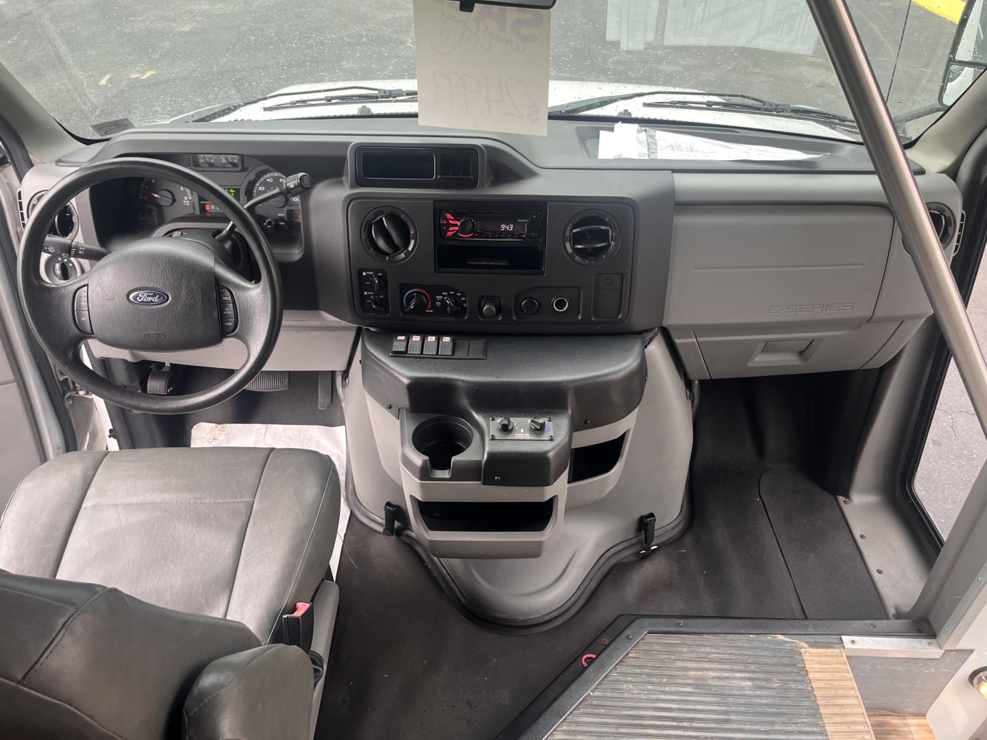 2012 WHITE /Gray Ford Econoline E350 (1FDEE3FS8CD) with an 6.8L V10 SOHC 20V engine, Automatic transmission, located at 5700 Curlew Drive, Norfolk, VA, 23502, (757) 455-6330, 36.841885, -76.209412 - CASH DEAL NO IN HOUSE FINANCING -2012 Ford Econoline E350 Cutaway Bus -20K original miles -Wheel chair lift -12 Passengers, 1 Driver+ Space for wheel chair, No cdl required -Excellent condition everything works as should -Can remove decals before sale -V10 Gas -Virginia Dealer $250 Pro- Photo#11