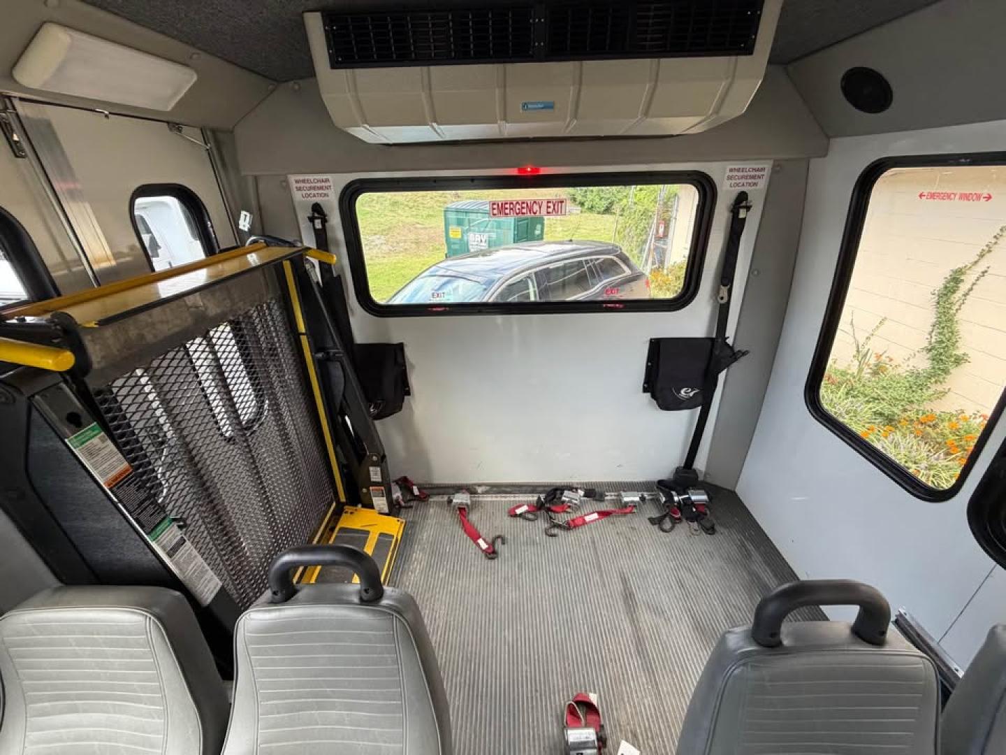 2012 WHITE /Gray Ford Econoline E350 (1FDEE3FS8CD) with an 6.8L V10 SOHC 20V engine, Automatic transmission, located at 5700 Curlew Drive, Norfolk, VA, 23502, (757) 455-6330, 36.841885, -76.209412 - CASH DEAL NO IN HOUSE FINANCING -2012 Ford Econoline E350 Cutaway Bus -20K original miles -Wheel chair lift -12 Passengers, 1 Driver+ Space for wheel chair, No cdl required -Excellent condition everything works as should -V10 Gas -Virginia Dealer $250 Processing Fee INCLUDED IN PRICE- Photo#11