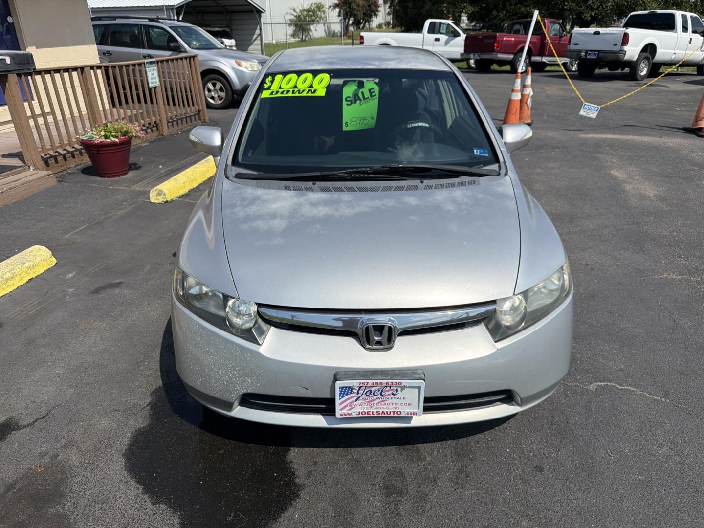 2006 Silver Honda Civic Hybrid CVT (JHMFA36246S) with an 1.3L L4 SOHC 8V HYBRID engine, CVT OD transmission, located at 5700 Curlew Drive, Norfolk, VA, 23502, (757) 455-6330, 36.841885, -76.209412- Photo#4