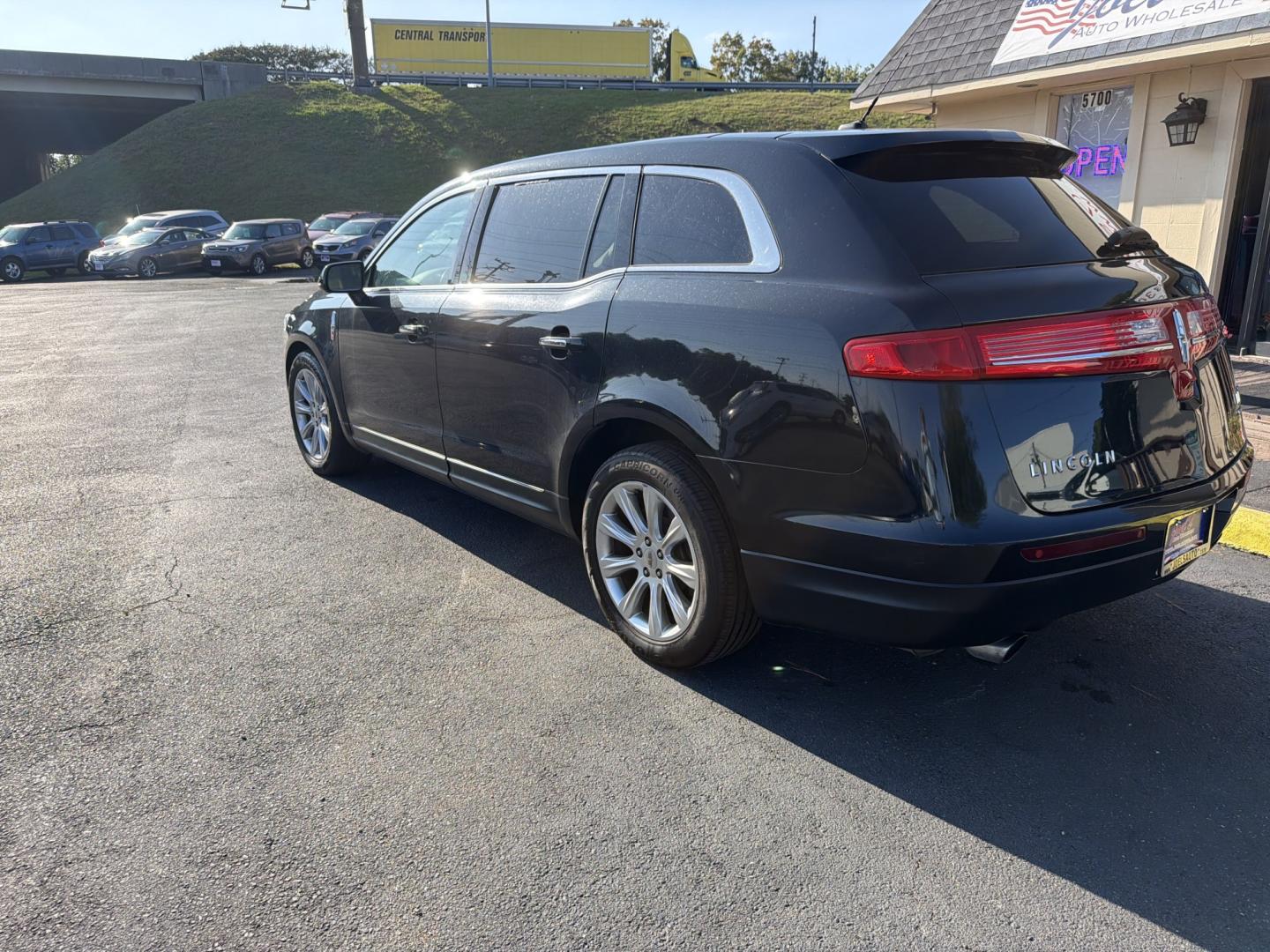 2013 Black Lincoln MKT 3.5L with EcoBoost AWD (2LMHJ5ATXDB) with an 3.5L V6 DOHC 24V TURBO engine, 6-Speed Automatic transmission, located at 5700 Curlew Dr., Norfolk, VA, 23502, (703) 554-4373, 36.841885, -76.209412- Photo#1