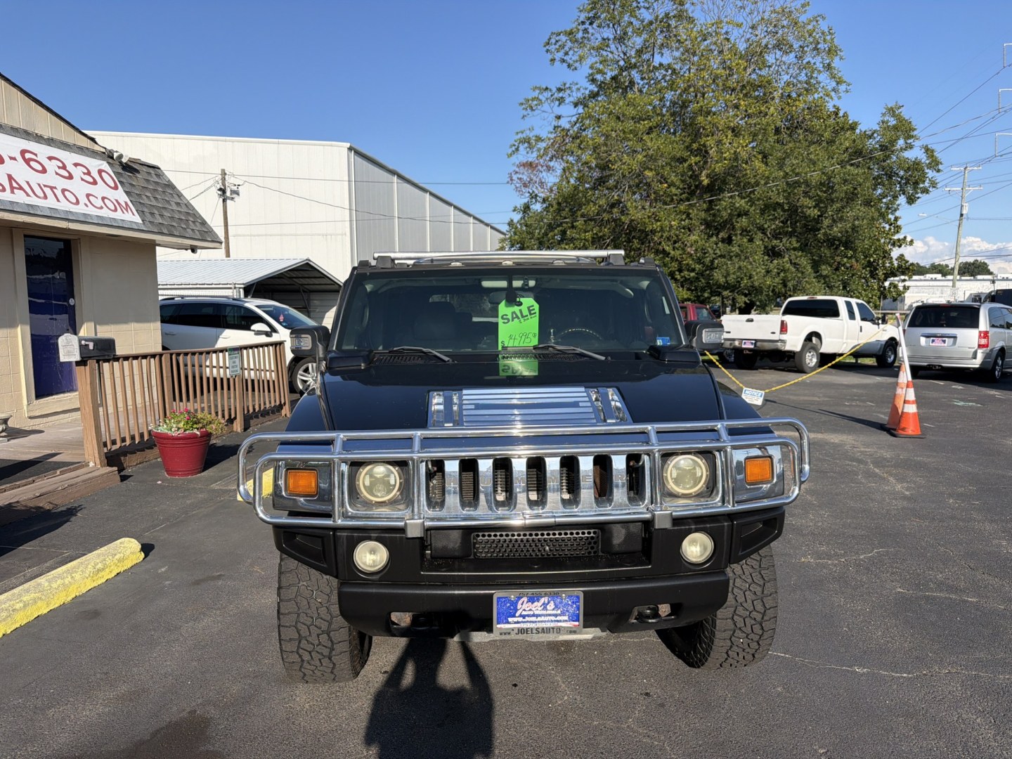 2005 Black Hummer H2 SUV (5GRGN23UX5H) with an 6.0L V8 OHV 16V engine, 4A OD transmission, located at 5700 Curlew Dr., Norfolk, VA, 23502, (703) 554-4373, 36.841885, -76.209412- Photo#4