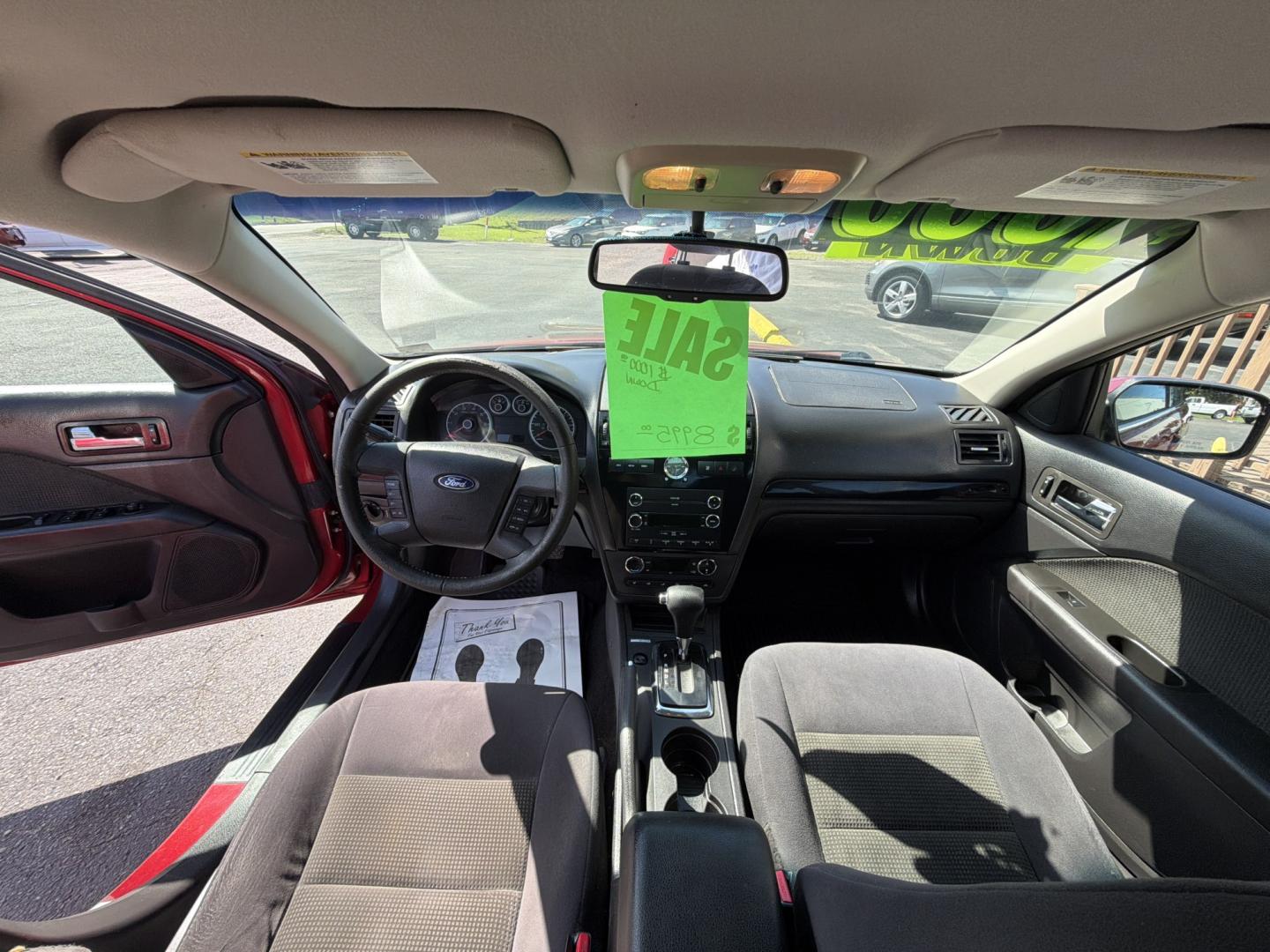 2009 red Ford Fusion V6 SEL (3FAHP08199R) with an 3.0L V6 DOHC 24V engine, 6-Speed Automatic transmission, located at 5700 Curlew Drive, Norfolk, VA, 23502, (757) 455-6330, 36.841885, -76.209412- Photo#6