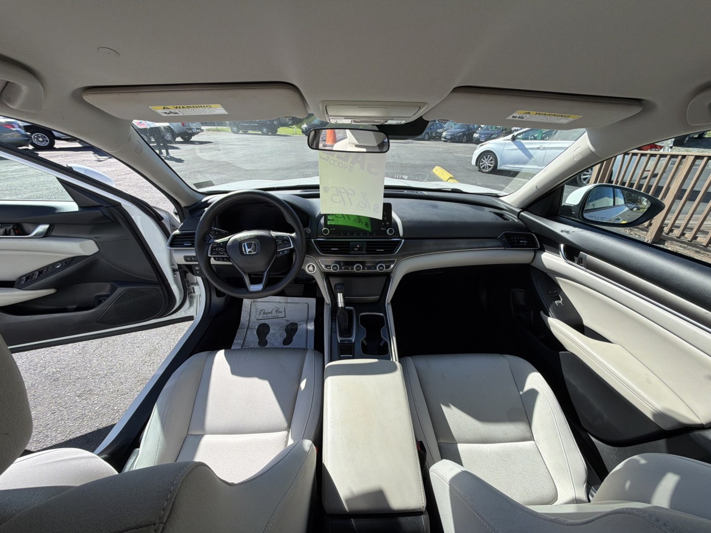 2018 WHITE Honda Accord LX CVT (1HGCV1F16JA) with an 1.5L L4 DOHC 16V engine, CVT transmission, located at 5700 Curlew Dr., Norfolk, VA, 23502, (703) 554-4373, 36.841885, -76.209412- Photo#6