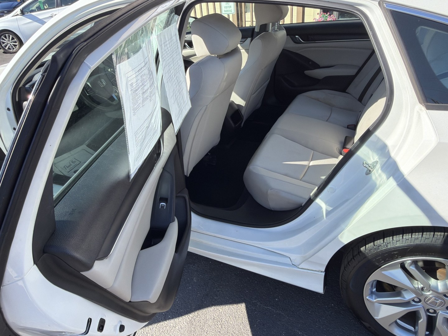 2018 WHITE Honda Accord LX CVT (1HGCV1F16JA) with an 1.5L L4 DOHC 16V engine, CVT transmission, located at 5700 Curlew Dr., Norfolk, VA, 23502, (703) 554-4373, 36.841885, -76.209412- Photo#7