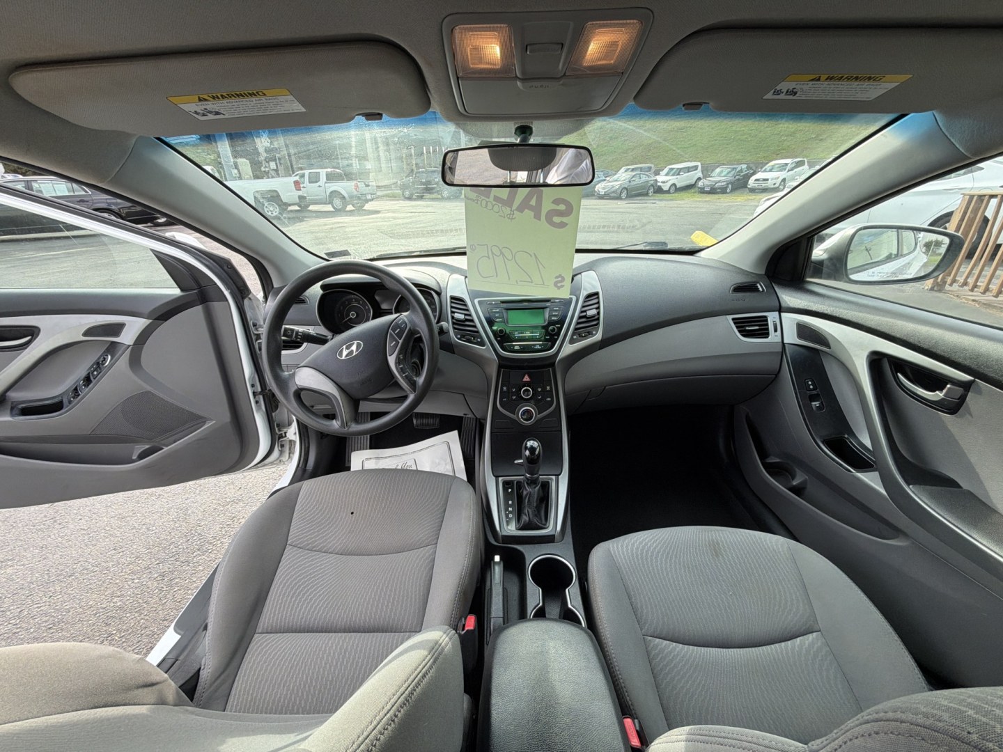 2015 WHITE Hyundai Elantra Limited (5NPDH4AE7FH) with an 1.8L L4 DOHC 16V engine, 6A transmission, located at 5700 Curlew Drive, Norfolk, VA, 23502, (757) 455-6330, 36.841885, -76.209412- Photo#6