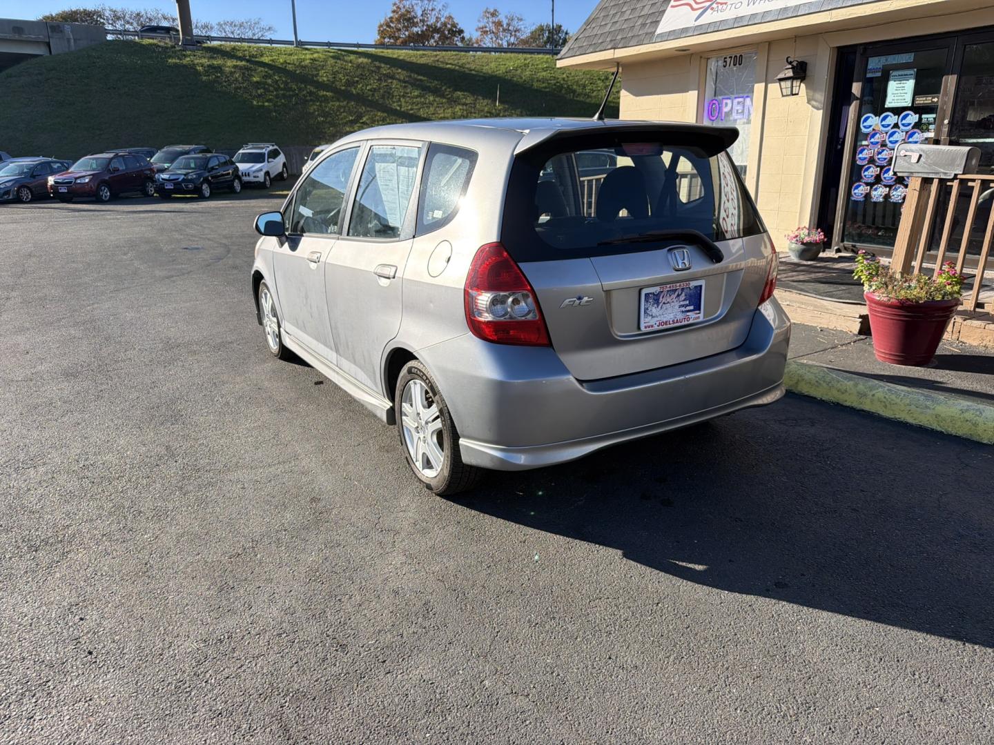 2008 Honda Fit Sport 5-Speed AT (JHMGD38698S) with an 1.5L L4 SOHC 16V engine, 5A OD transmission, located at 5700 Curlew Dr., Norfolk, VA, 23502, (703) 554-4373, 36.841885, -76.209412- Photo#1