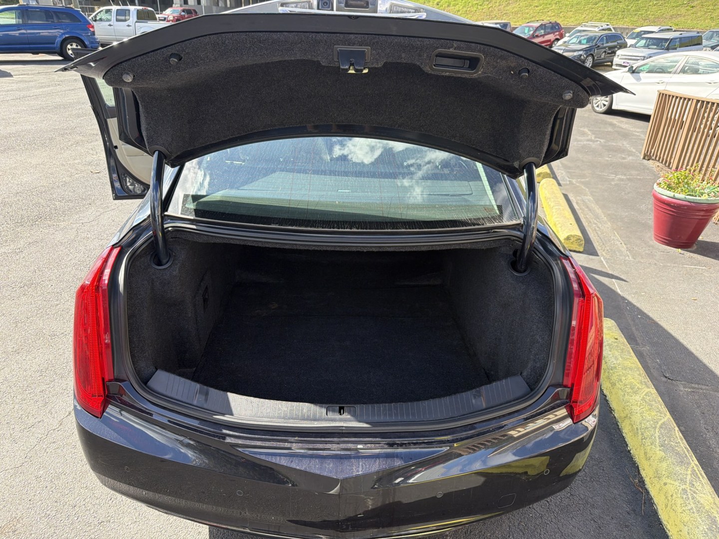 2014 Blue /Tan Cadillac XTS Premium AWD (2G61R5S31E9) with an 3.6L V6 DOHC 24V engine, 6-Speed Automatic transmission, located at 5700 Curlew Drive, Norfolk, VA, 23502, (757) 455-6330, 36.841885, -76.209412- Photo#11