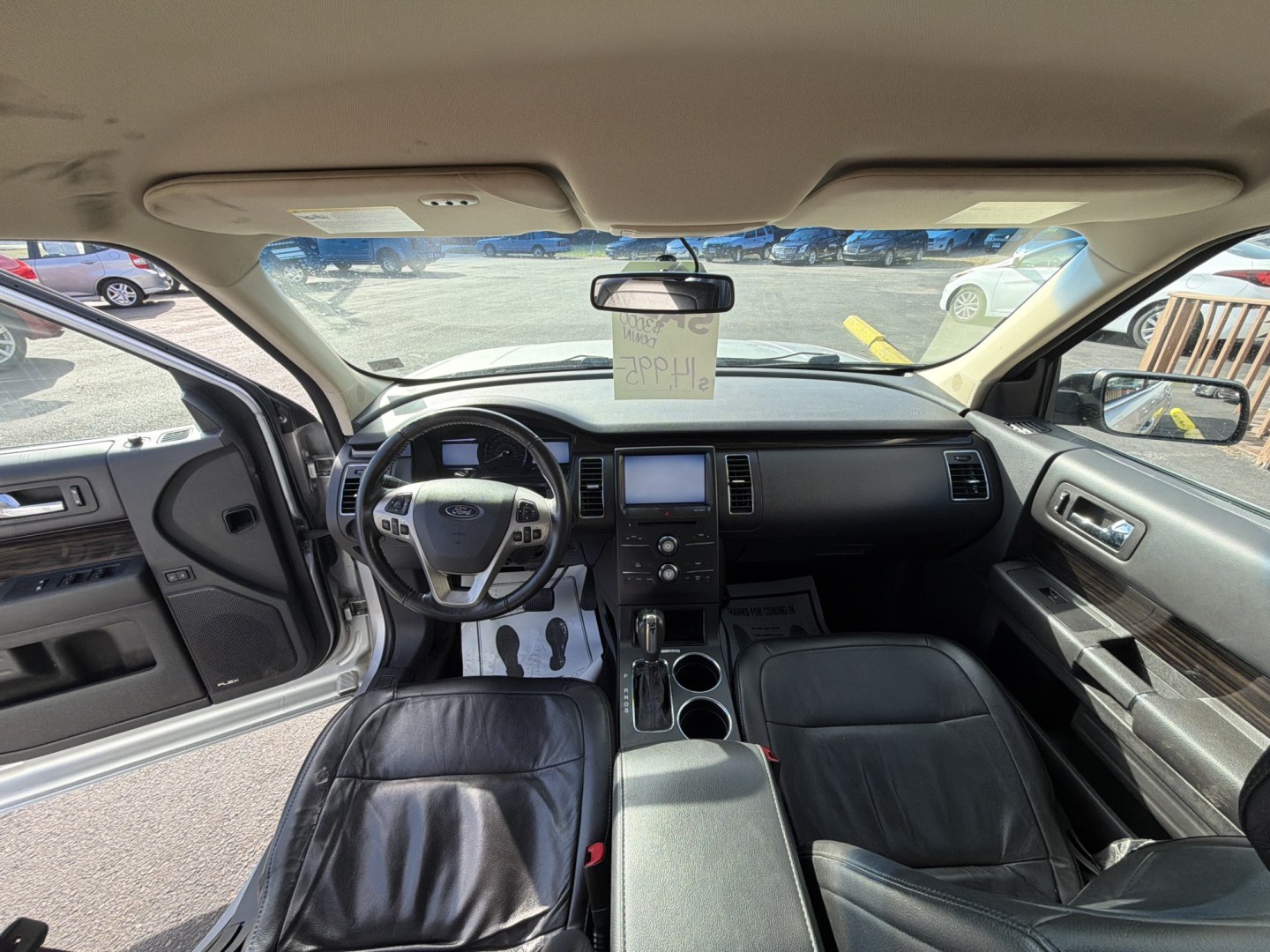 2014 Silver Ford Flex SEL FWD (2FMGK5C80EB) with an 3.5L V6 DOHC 24V engine, 6-Speed Automatic Overdrive transmission, located at 5700 Curlew Dr., Norfolk, VA, 23502, (703) 554-4373, 36.841885, -76.209412- Photo#6