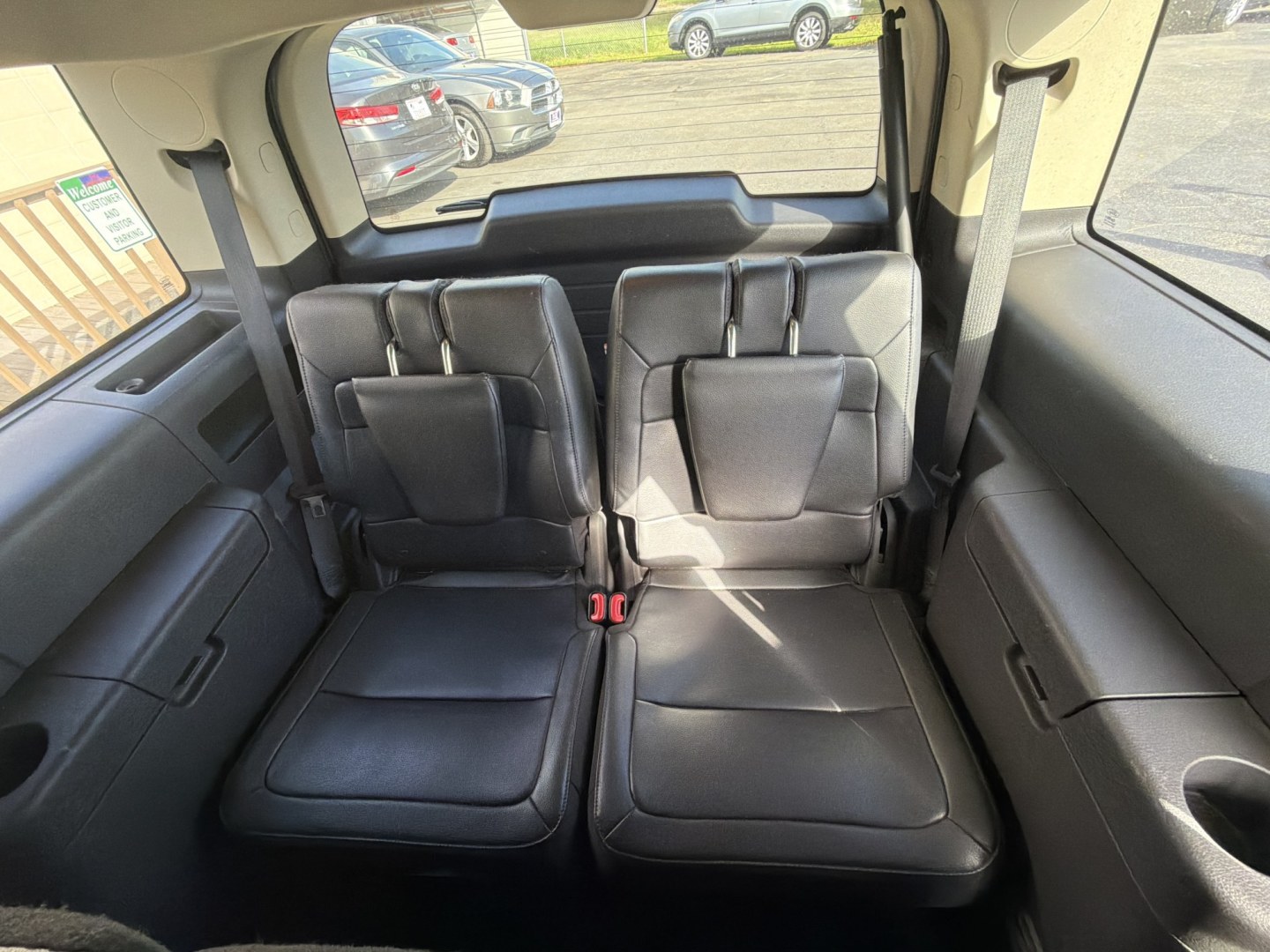 2014 Silver Ford Flex SEL FWD (2FMGK5C80EB) with an 3.5L V6 DOHC 24V engine, 6-Speed Automatic Overdrive transmission, located at 5700 Curlew Dr., Norfolk, VA, 23502, (703) 554-4373, 36.841885, -76.209412- Photo#9